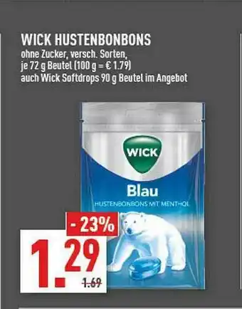 Marktkauf Wick Hustenbonbons Angebot