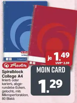 Famila Nord West Berlitz Spiralblock College A4 Angebot