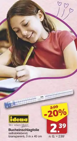 Famila Nord West idena Bucheinschlagfolie Angebot