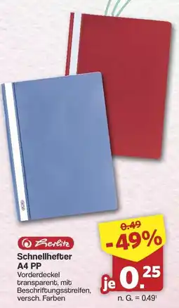 Famila Nord West Berlitz Schnellhefter A4 PP Angebot