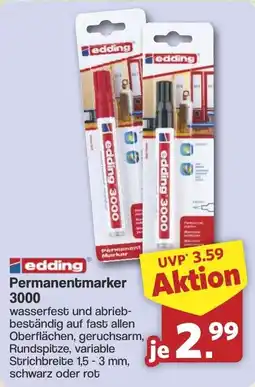 Famila Nord West edding Permanentmarker 3000 Angebot