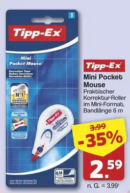 Famila Nord West Tipp-Ex Mini Pocket Mouse Angebot