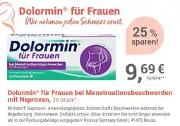 Alliance Healthcare Dolormin für Frauen bei Menstruationsbeschwerden mit Naproxen Angebot