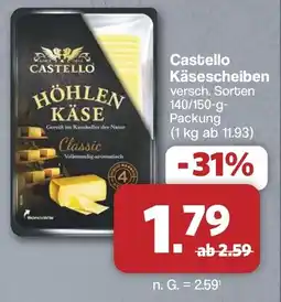 Famila Nord West Castello Höhlenkäse Classic Angebot