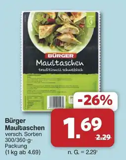 Famila Nord West Bürger Maultaschen Angebot