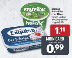 Famila Nord West Exquisa Frischkäse oder Miree Angebot