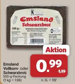 Famila Nord West Emsland Schwarzbrot Angebot