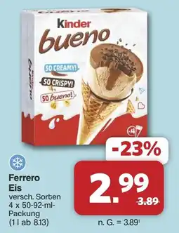 Famila Nord West Kinder bueno Eis Angebot