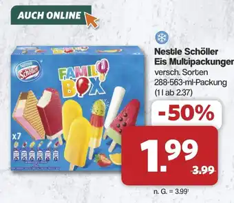 Famila Nord West Nestle Schöller Eis Multipackungen Angebot