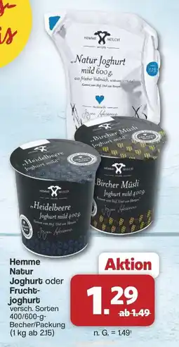 Famila Nord West Hemme Natur Joghurt oder Frucht-joghurt Angebot