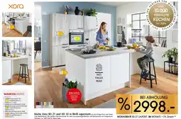 Zurbrüggen Küche Xora XO 21 und XO 10 in Weiß supermatt Angebot