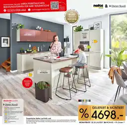 Zurbrüggen Traumküche Nolte Lux/Soft Lack Angebot