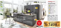 Zurbrüggen Grifflos in Graphit - Küche Nolte Nova Lack Angebot