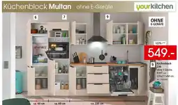 Zurbrüggen Küchenblock Multan ohne E-Geräte Angebot