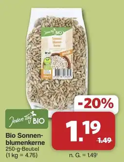 Famila Nord West Jeden Tag BIO Bio Sonnenblumenkerne Angebot