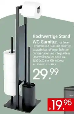 Zurbrüggen Hochwertige Stand WC-Garnitur Angebot