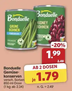 Famila Nord West Bonduelle Gemüse-konserven Angebot