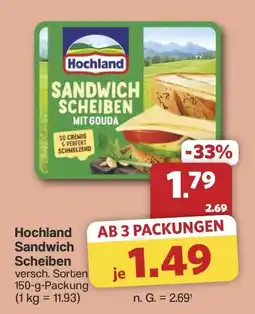 Famila Nord West Hochland Sandwich Scheiben Angebot
