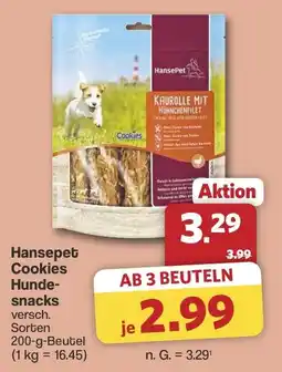 Famila Nord West Hansepet Cookies Hunde-snacks Angebot