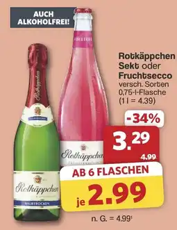 Famila Nord West Rotkäppchen Sekt oder Fruchtsecco Angebot