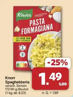Famila Nord West Knorr Spaghetteria Angebot