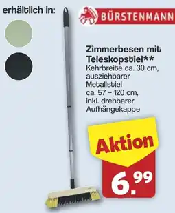 Famila Nord West Zimmerbesen mit Teleskopstiel** BÜRSTENMANN Angebot