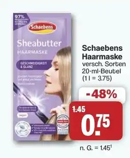 Famila Nord West Schaebens Haarmaske Angebot