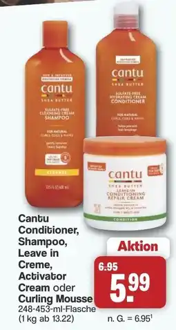 Famila Nord West Cantu Conditioner, Shampoo, Leave in Creme, Activator Cream oder Curling Mousse Angebot