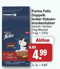 Famila Nord West Purina Felix Doppelt lecker Katzen-trockenfutter Angebot