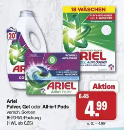 Famila Nord West Ariel Pulver, Gel oder All-in-1 Pods Angebot