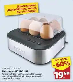 Famila Nord West PROFI COOK Eierkocher PC-EK 1276 Angebot