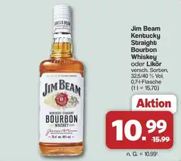 Famila Nord West Jim Beam Kentucky Straight Bourbon Whiskey Angebot
