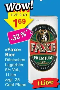 Wiglo Wunderland Faxe Bier Angebot