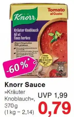 Wiglo Wunderland Knorr Sauce »Kräuter Knoblauch« Angebot