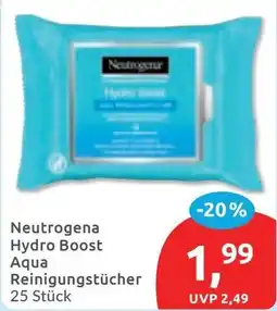 Budni Neutrogena Hydro Boost Aqua Reinigungstücher Angebot