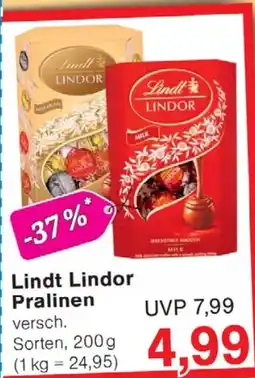 Jawoll Lindt Lindor Pralinen Angebot