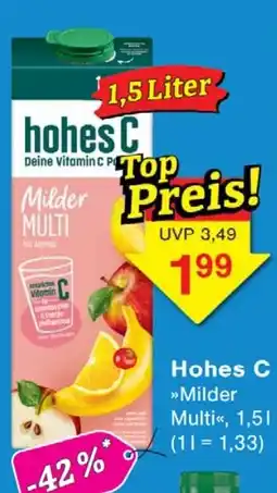 Jawoll Hohes C »Milder Multi« Angebot