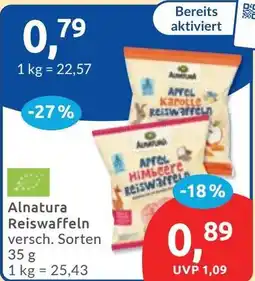 Budni Alnatura Reiswaffeln Angebot