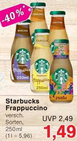 Jawoll Starbucks Frappuccino Angebot