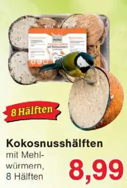 Wiglo Wunderland Kokosnussshälften mit Mehlwürmern Angebot