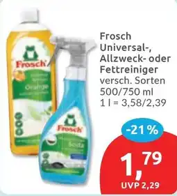 Budni Frosch Universal-, Allzweck- oder Fettreiniger Angebot