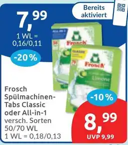 Budni Frosch Spülmachine-Tabs Classic Angebot