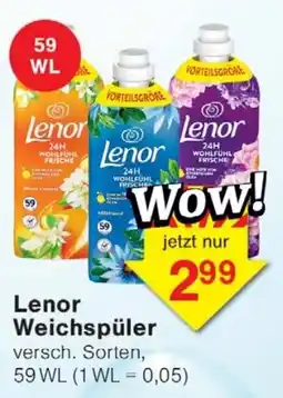 Jawoll Lenor Weichspüler Angebot