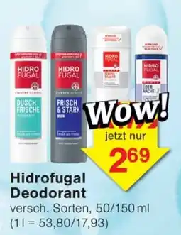 Jawoll Hidrofugal Deodorant Angebot
