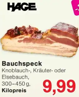 Wiglo Wunderland HAGE Bauchspeck Angebot