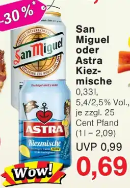 Wiglo Wunderland San Miguel oder Astra Kiez-mische Angebot