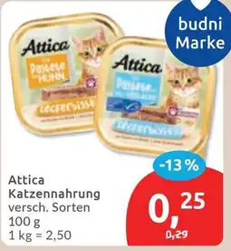 Budni Attica Katzenfutter Angebot
