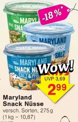 Jawoll Maryland Snack Nüsse Angebot