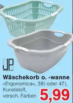 Wiglo Wunderland Wäschekorb o. -wanne »Ergonomica« Angebot