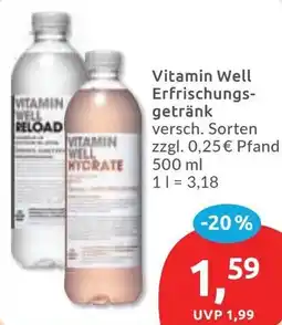 Budni Vitamin Well Erfrischungsgetränk Angebot